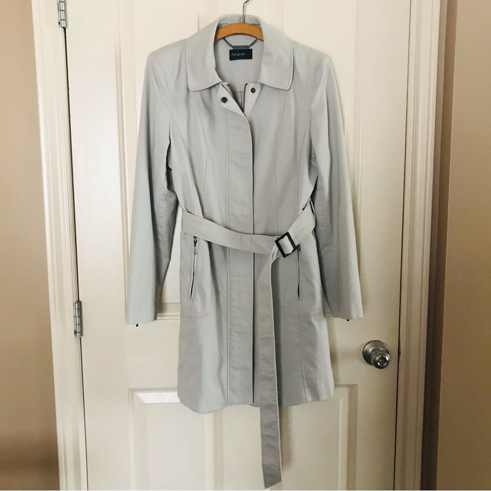 Autograph Mark & Spencer Trench Coat Beige Size 12